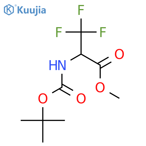 Dl-N-Boc-3,3,3-Trifluoroalanine Methyl Ester structure