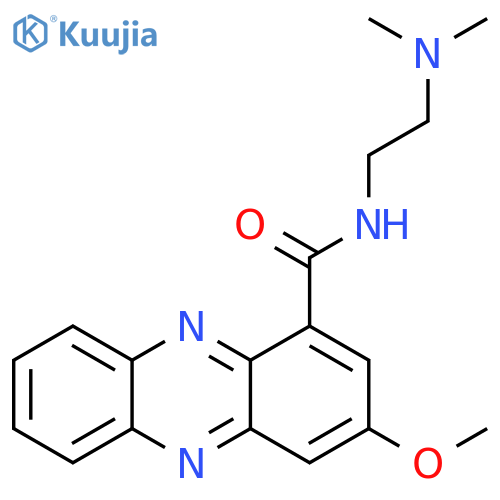 1-Phenazinecarboxamide, N-[2-(dimethylamino)ethyl]-3-methoxy- structure