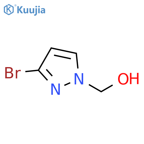 (3-bromo-1H-pyrazol-1-yl)methanol structure