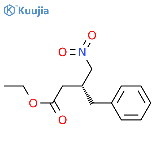Benzenebutanoic acid, β-(nitromethyl)-, ethyl ester, (βR)- structure