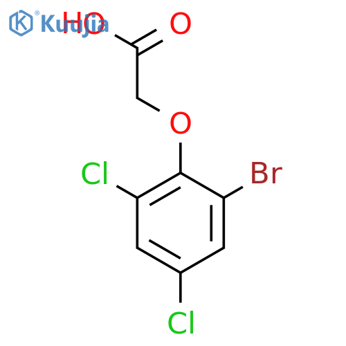 2-(2-Bromo-4,6-dichlorophenoxy)acetic acid structure