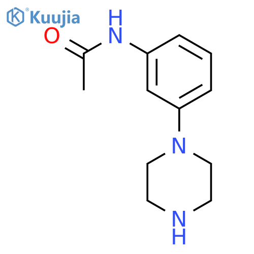 N-[3-(1-piperazinyl)phenyl]-Acetamide structure