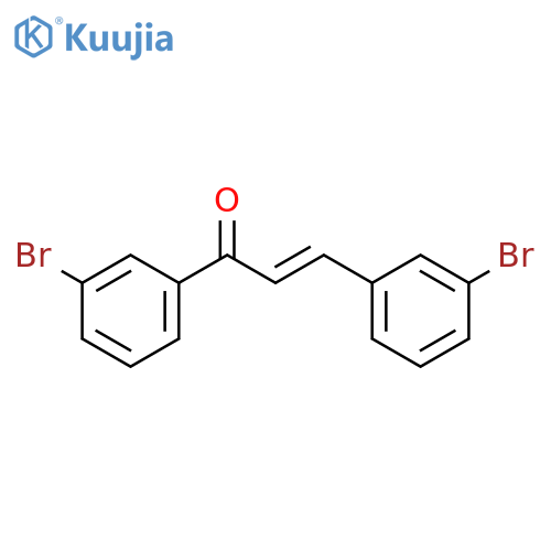 2-Propen-1-one, 1,3-bis(3-bromophenyl)-, (E)- structure