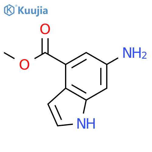 Methyl 6-amino-1H-indole-4-carboxylate structure