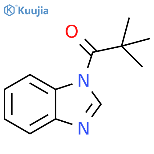 1H-Benzimidazole, 1-(2,2-dimethyl-1-oxopropyl)- structure