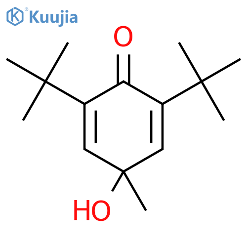 2,6-Di(tert-butyl)-4-hydroxy-4-methyl-2,5-cyclohexadien-1-one structure