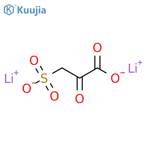 Sulfopyruvic Acid Dilithium Salt structure