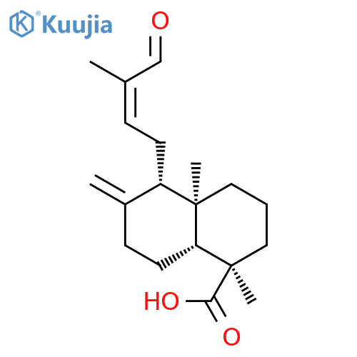 15-r-14-oxolabda-8(17),12-dien-18-oic acid structure