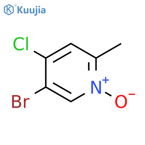 5-Bromo-4-chloro-2-methylpyridin-1-ium-1-olate structure