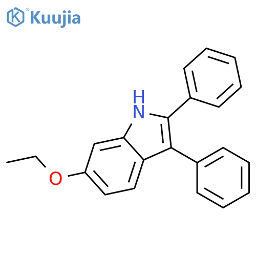6-Ethoxy-2,3-diphenyl-1H-indole structure