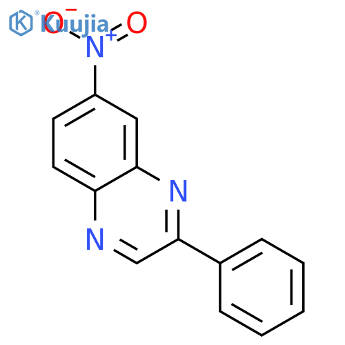 Quinoxaline,7-nitro-2-phenyl- structure