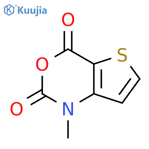 1-methyl-1H,2H,4H-thieno3,2-d1,3oxazine-2,4-dione structure