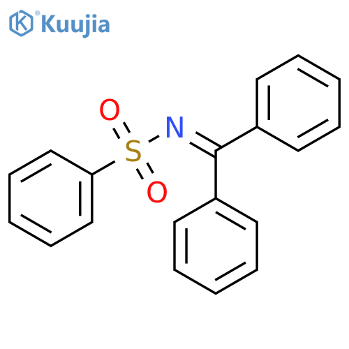 Benzenesulfonamide, N-(diphenylmethylene)- structure