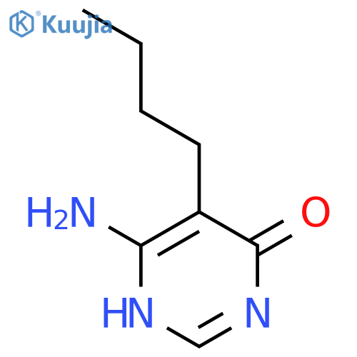 4(3H)-Pyrimidinone,6-amino-5-butyl- structure
