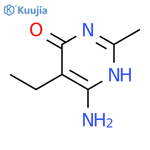 6-amino-5-ethyl-2-methyl-3,4-dihydropyrimidin-4-one structure