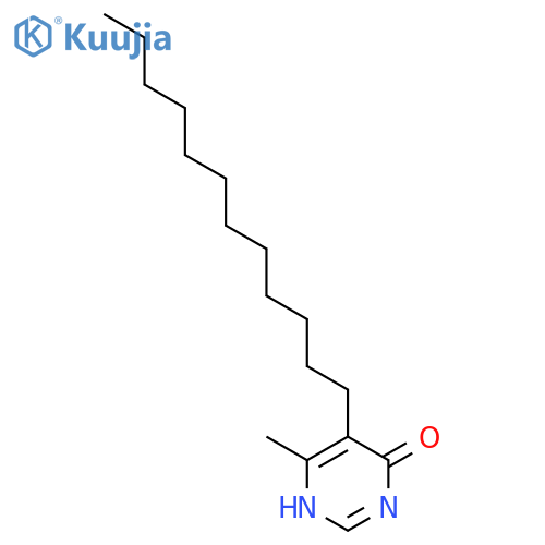 4(3H)-Pyrimidinone,5-dodecyl-6-methyl- structure