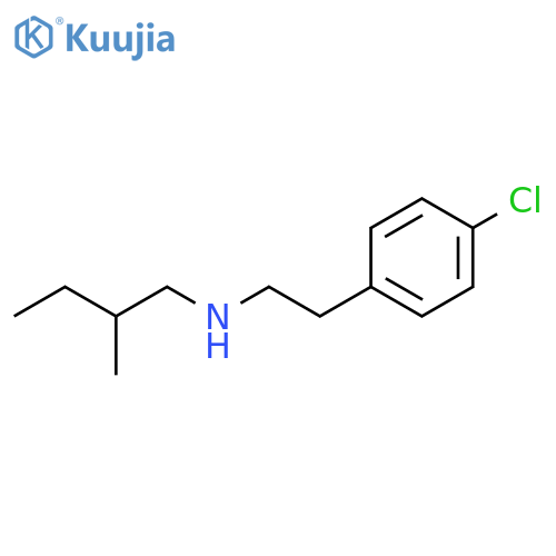 2-(4-chlorophenyl)ethyl(2-methylbutyl)amine structure