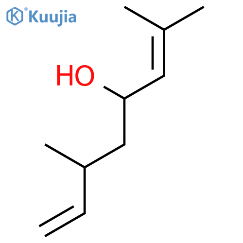 2,7-Octadien-4-ol, 2,6-dimethyl- structure