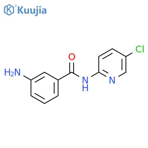 3-amino-N-(5-chloropyridin-2-yl)benzamide structure