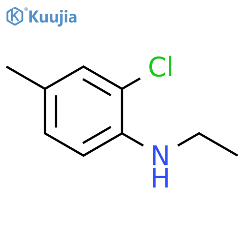 2-chloro-N-ethyl-4-methylaniline structure