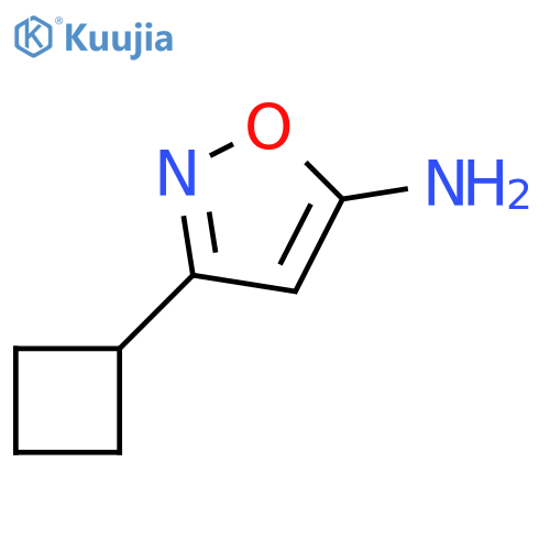 3-cyclobutyl-1,2-oxazol-5-amine structure