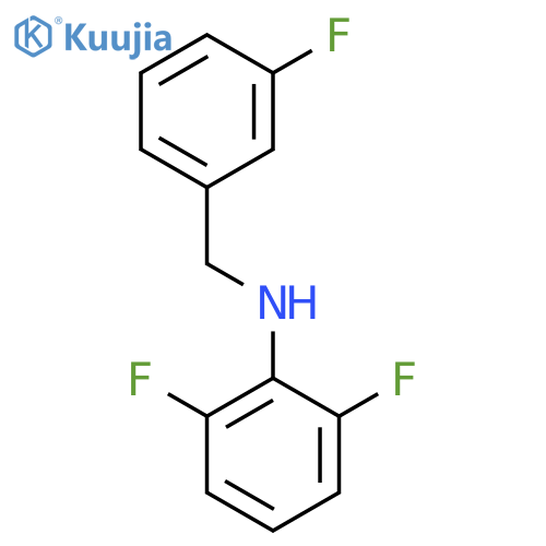 2,6-Difluoro-N-(3-fluorobenzyl)aniline structure
