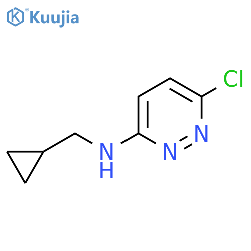 6-chloro-N-(cyclopropylmethyl)pyridazin-3-amine structure