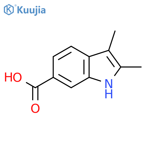 2,3-Dimethyl-1H-indole-6-carboxylic Acid structure