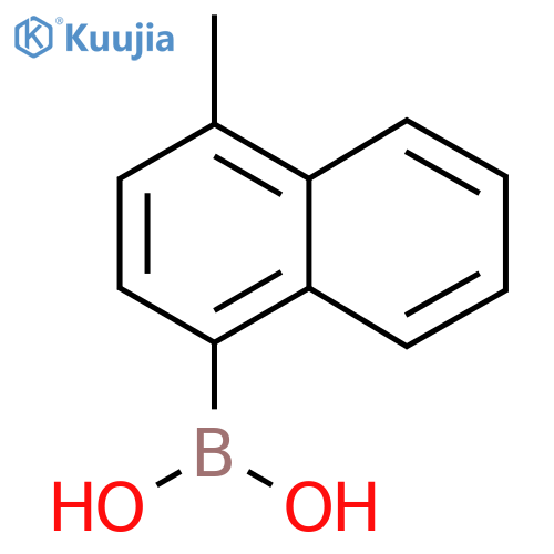 4-Methyl-1-naphthaleneboronic acid structure