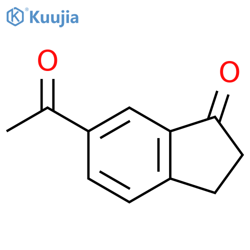 6-Acetyl-2,3-dihydro-1H-inden-1-one structure