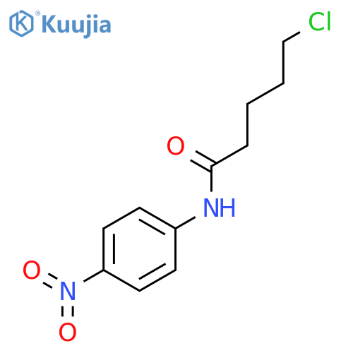 5-Chloro-N-(4-nitrophenyl)-pentanamide structure