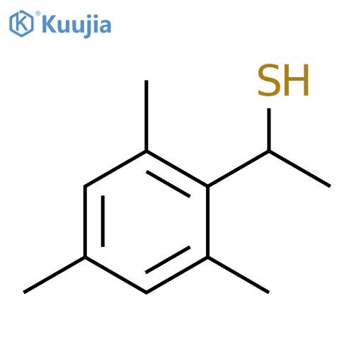 1-(2,4,6-trimethylphenyl)ethane-1-thiol structure