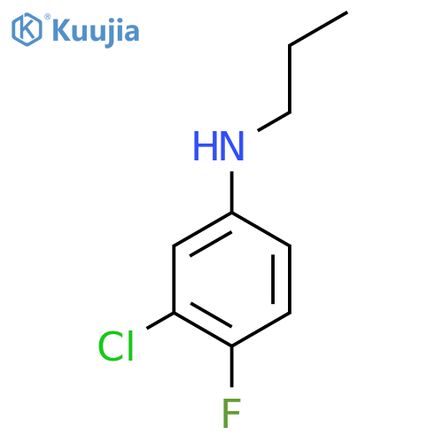 (3-Chloro-4-fluorophenyl)propylamine structure