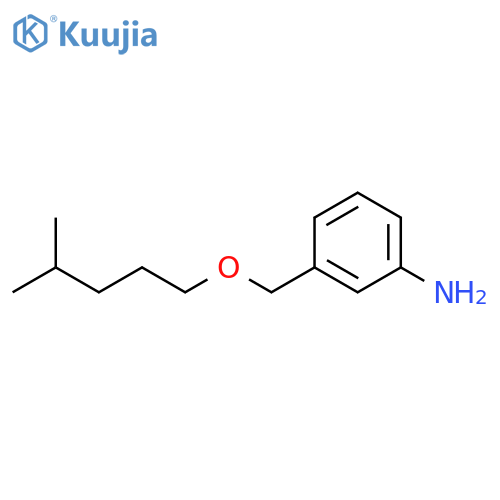 3-{(4-Methylpentyl)oxymethyl}aniline structure