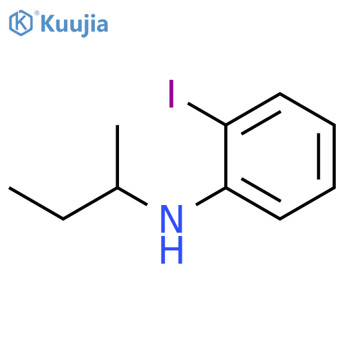 N-(butan-2-yl)-2-iodoaniline structure