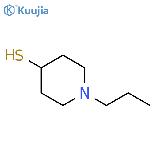 1-propylpiperidine-4-thiol structure