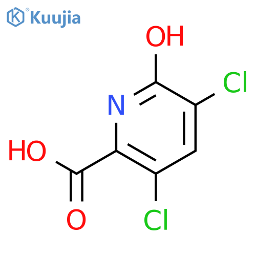 3,5-Dichloro-6-hydroxypicolinic acid structure
