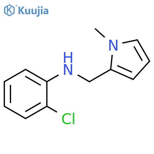 2-chloro-N-(1-methyl-1H-pyrrol-2-yl)methylaniline structure