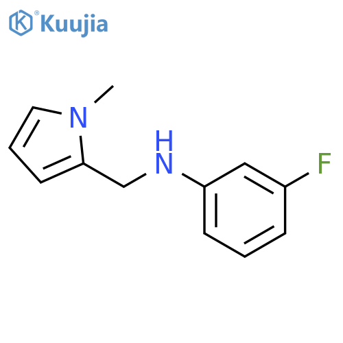 3-fluoro-N-(1-methyl-1H-pyrrol-2-yl)methylaniline structure