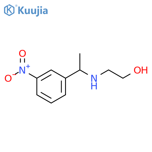 2-{1-(3-nitrophenyl)ethylamino}ethan-1-ol structure