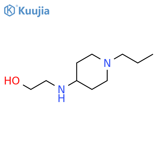 2-[(1-propylpiperidin-4-yl)amino]ethan-1-ol structure