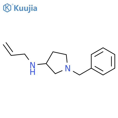 1-benzyl-N-(prop-2-en-1-yl)pyrrolidin-3-amine structure
