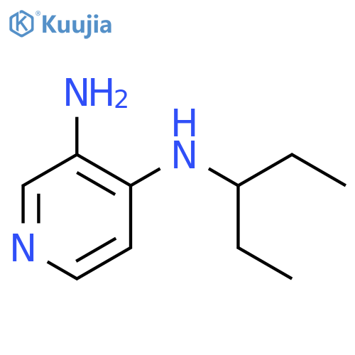 N4-(pentan-3-yl)pyridine-3,4-diamine structure
