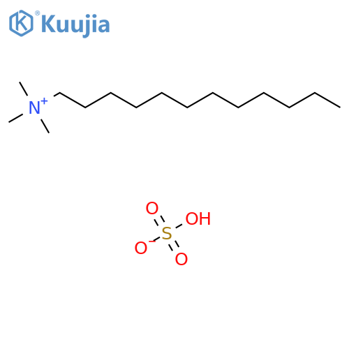 dodecyltrimethylammonium hydrogen sulfate structure