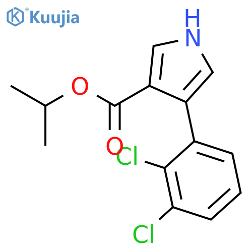 1H-Pyrrole-3-carboxylic acid, 4-(2,3-dichlorophenyl)-, 1-methylethyl ester structure