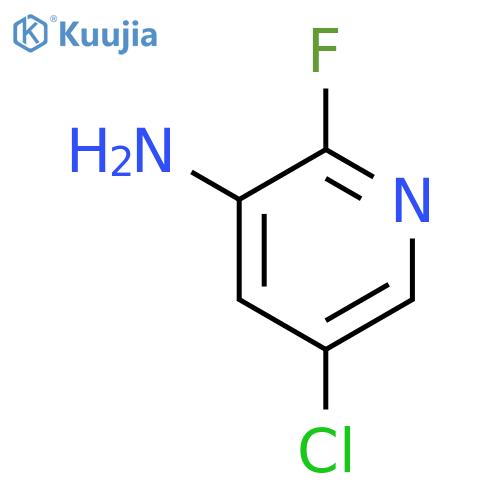 5-Chloro-2-fluoropyridin-3-amine structure
