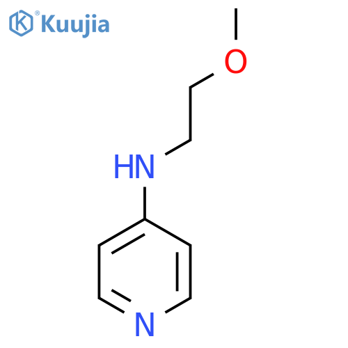 N-(2-methoxyethyl)pyridin-4-amine structure