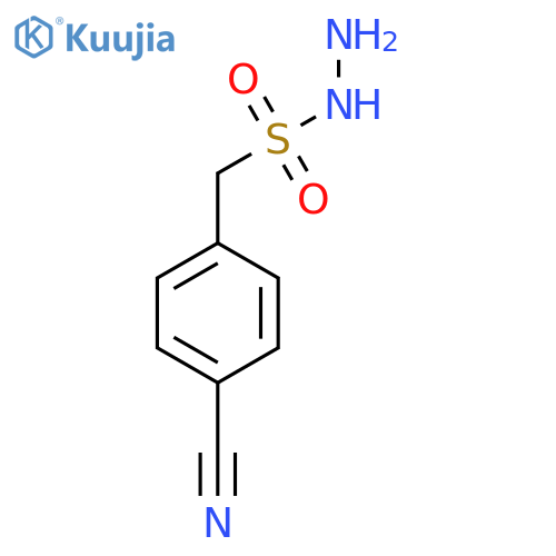 (4-Cyanophenyl)methanesulfonohydrazide structure