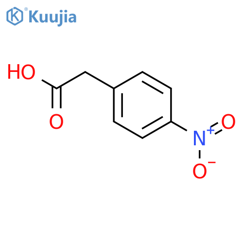 4-Nitrophenylacetic acid structure