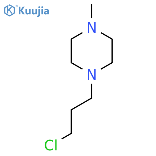 1-(3-Chloropropyl)-4-methylpiperazine structure